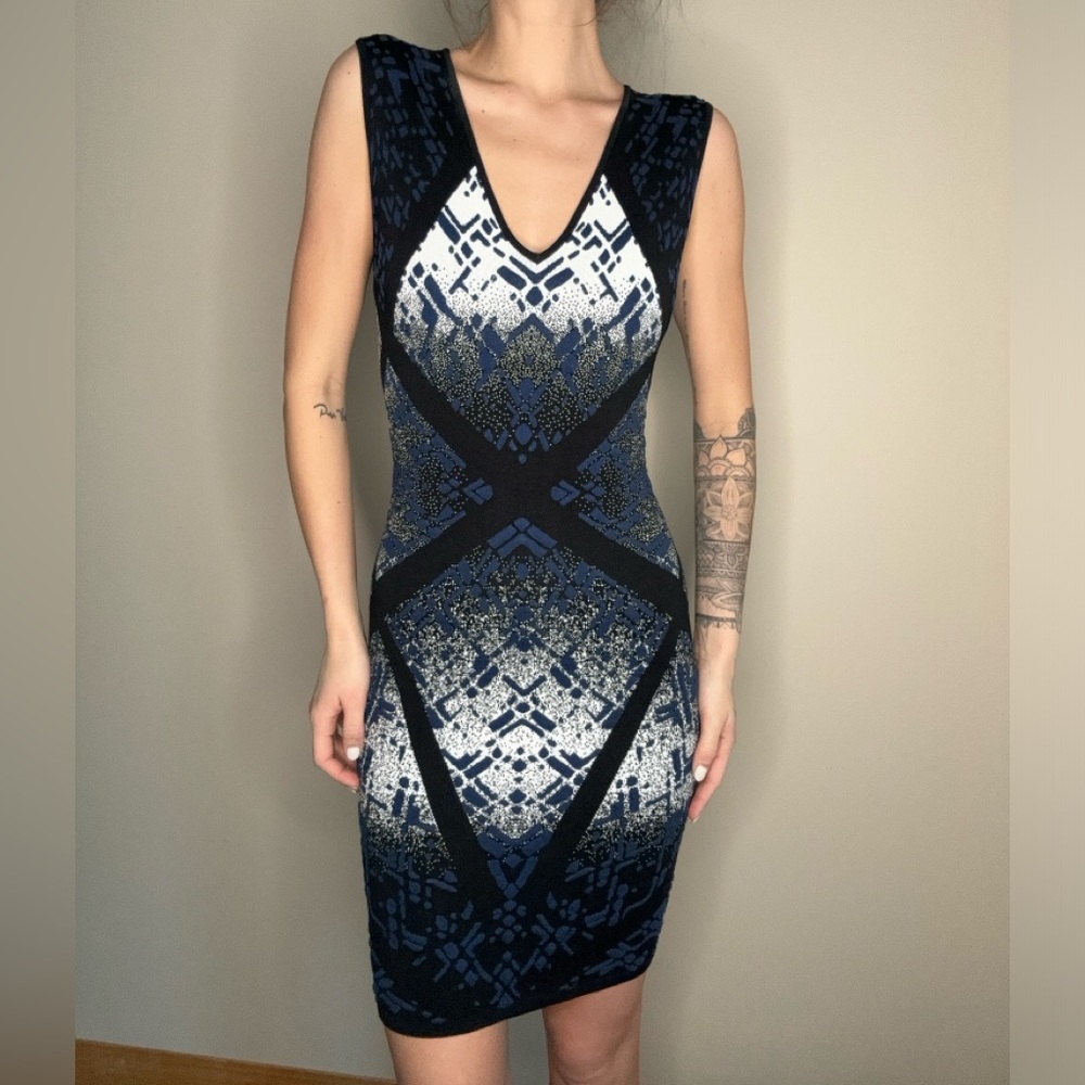 BCBG pattern dress